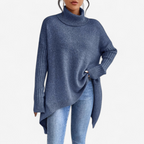 Frédérique™ Pull Doux avec Col Roulé