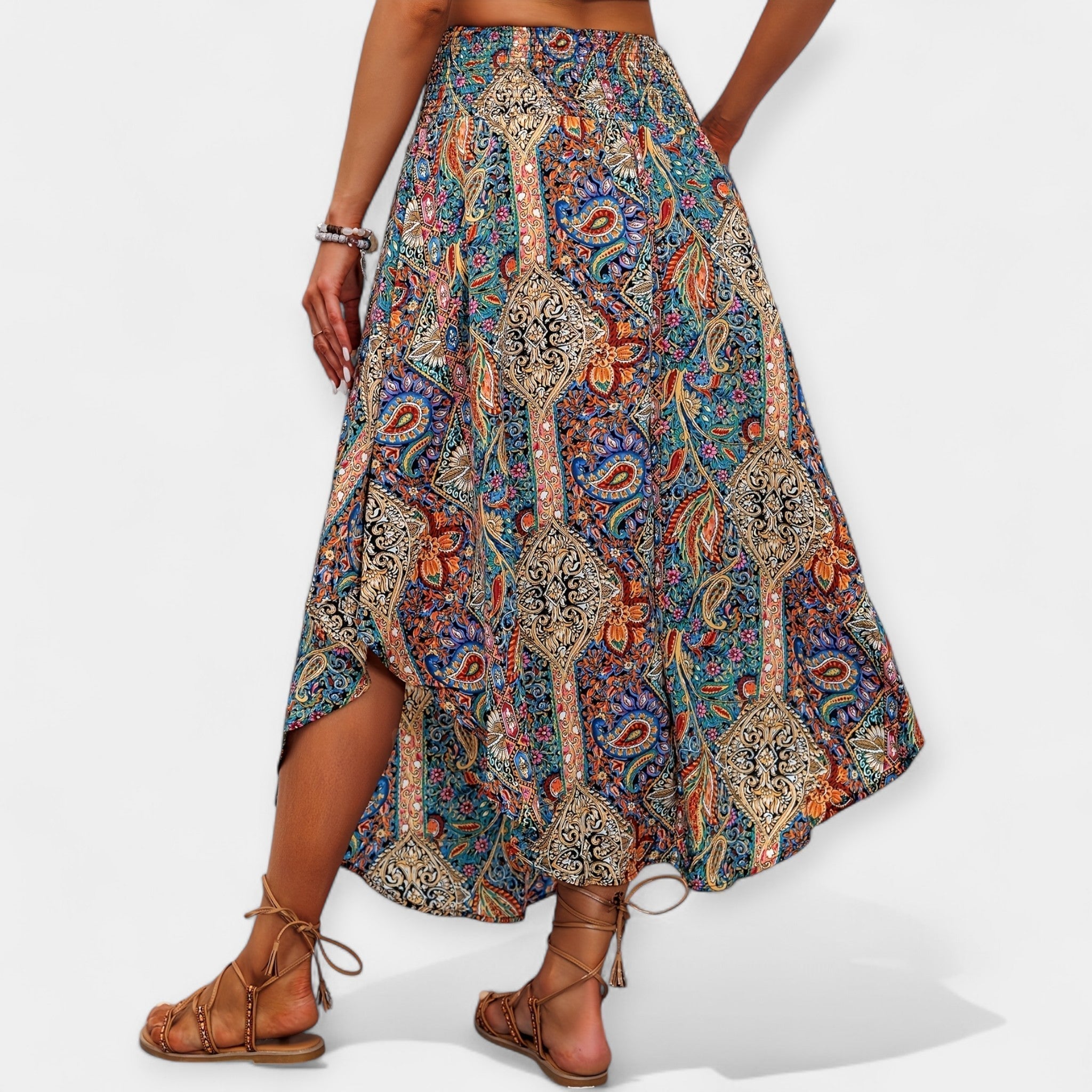 Jupe Florale A-Ligne
