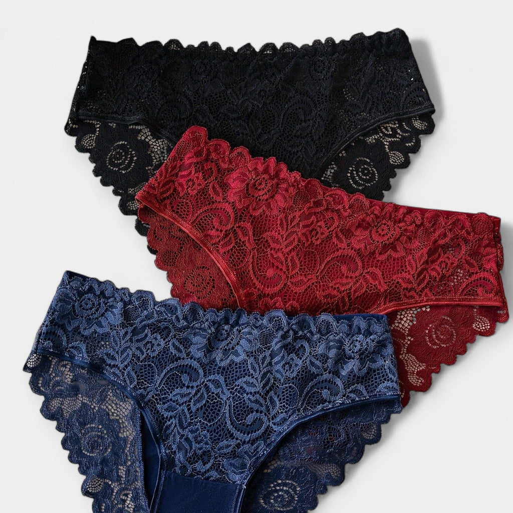 Lot de 3 Culottes en Dentelle