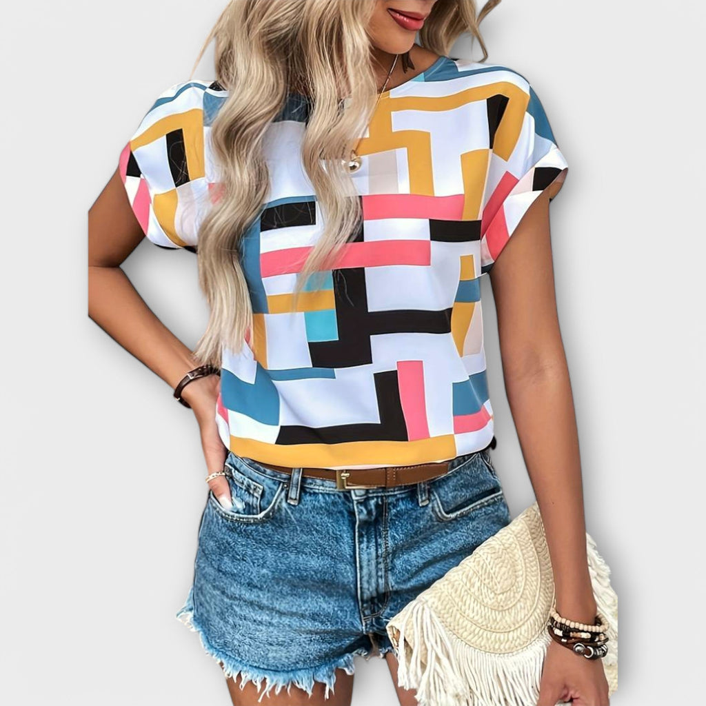 Chloe - Blouse à Manches Courtes