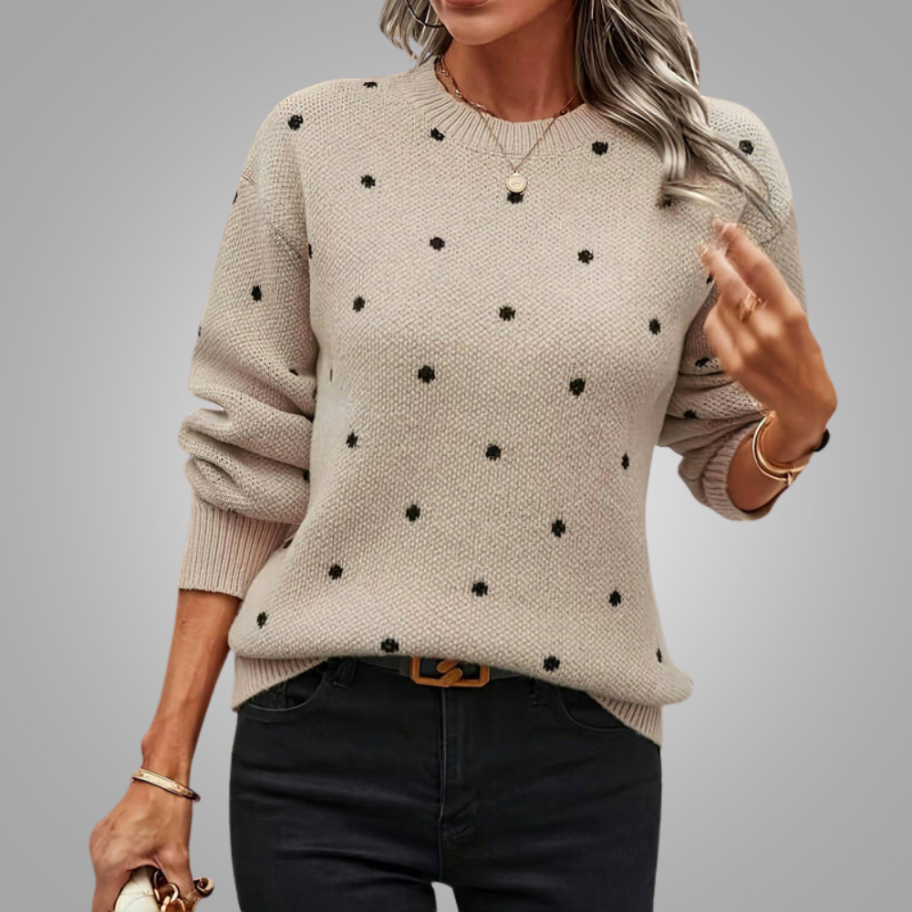 Esmee | Pull à pois classique