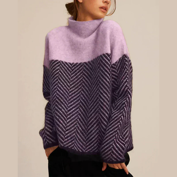Malene | Pull en Coton à Col Roulé
