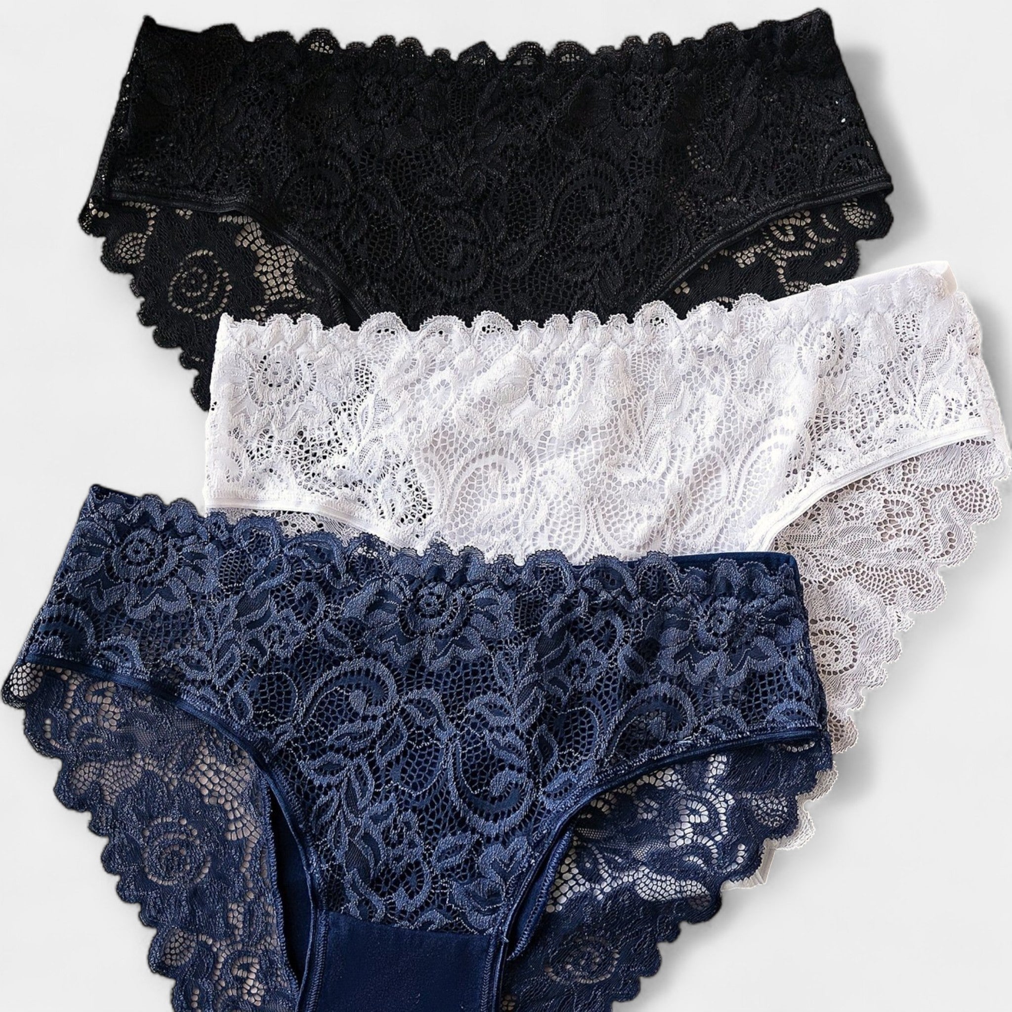 Lot de 3 Culottes en Dentelle