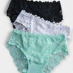 Lot de 3 Culottes en Dentelle