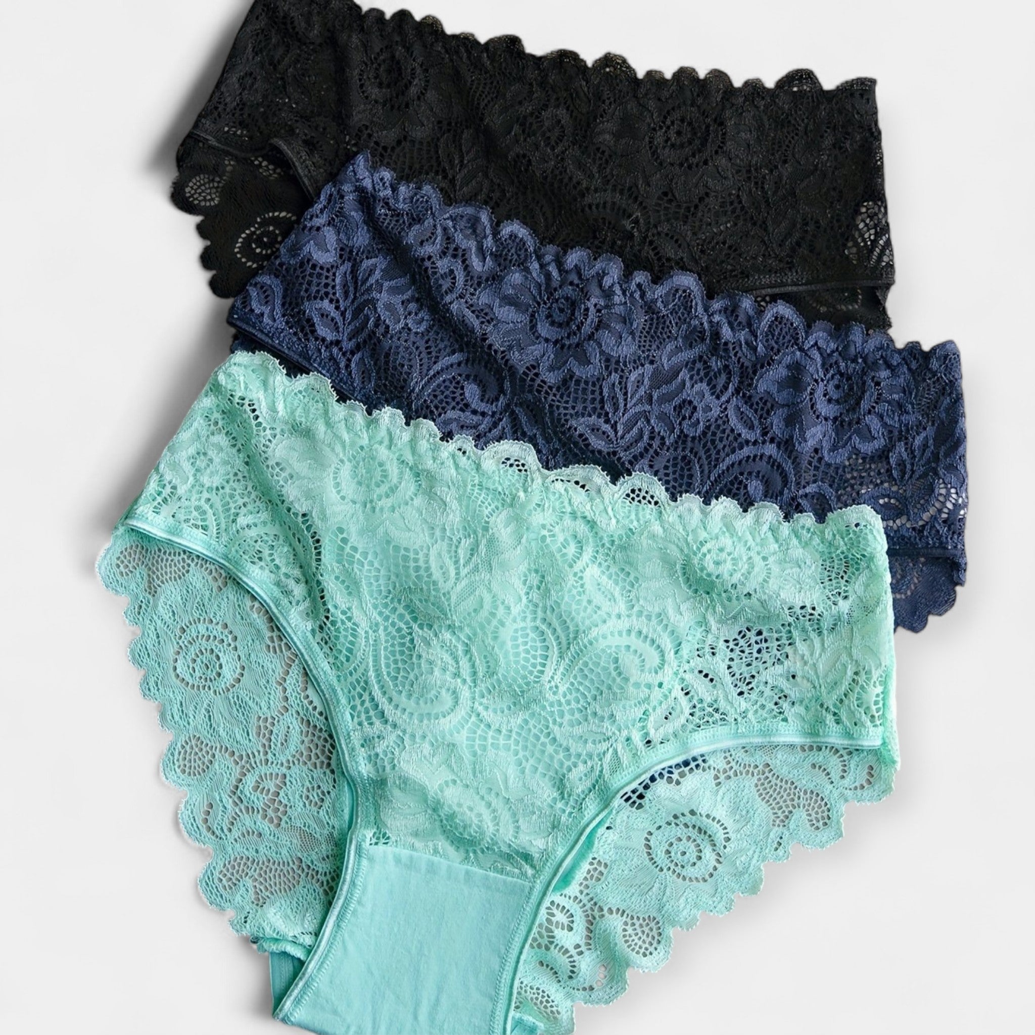 Lot de 3 Culottes en Dentelle