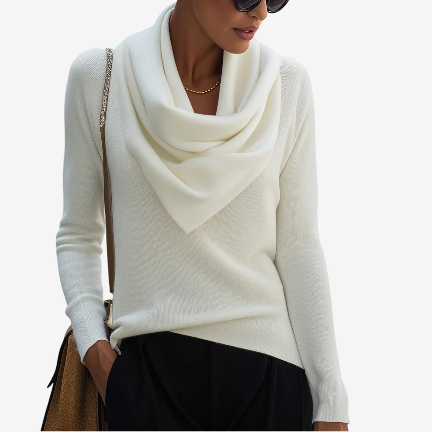Pull à Col Drapé Patricia™