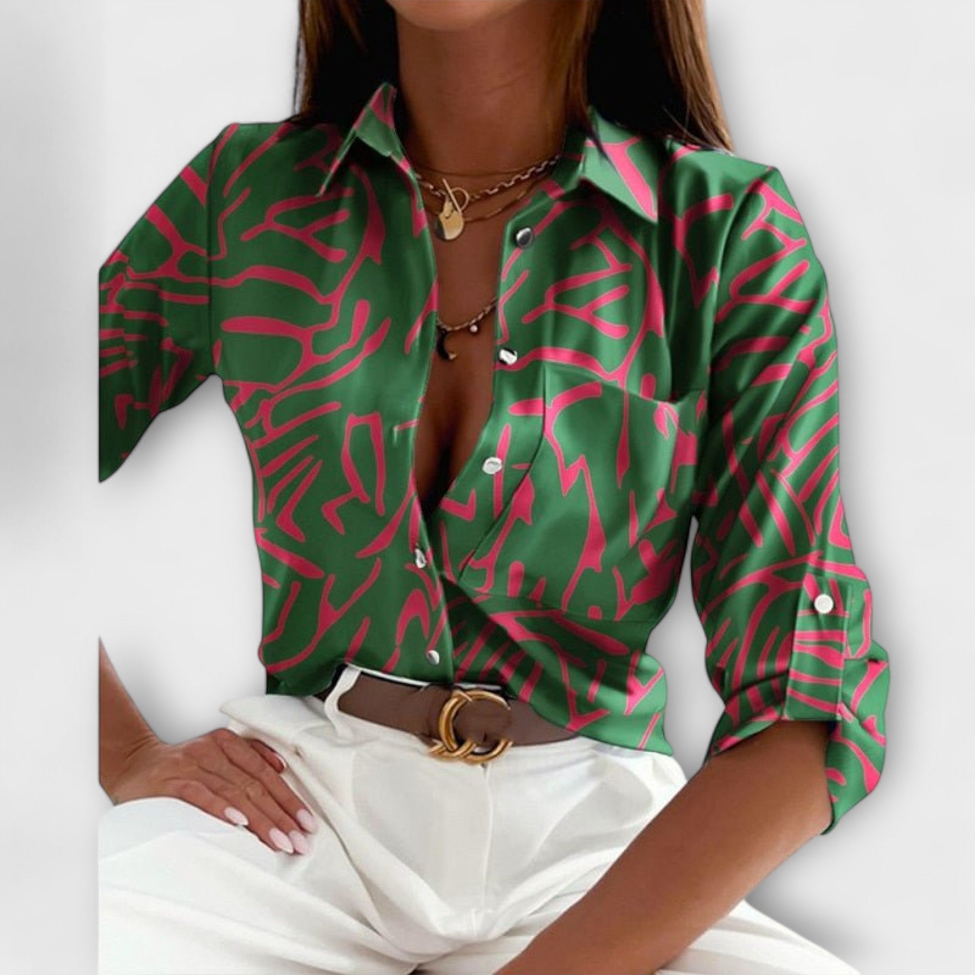 Blouse avec col classique
