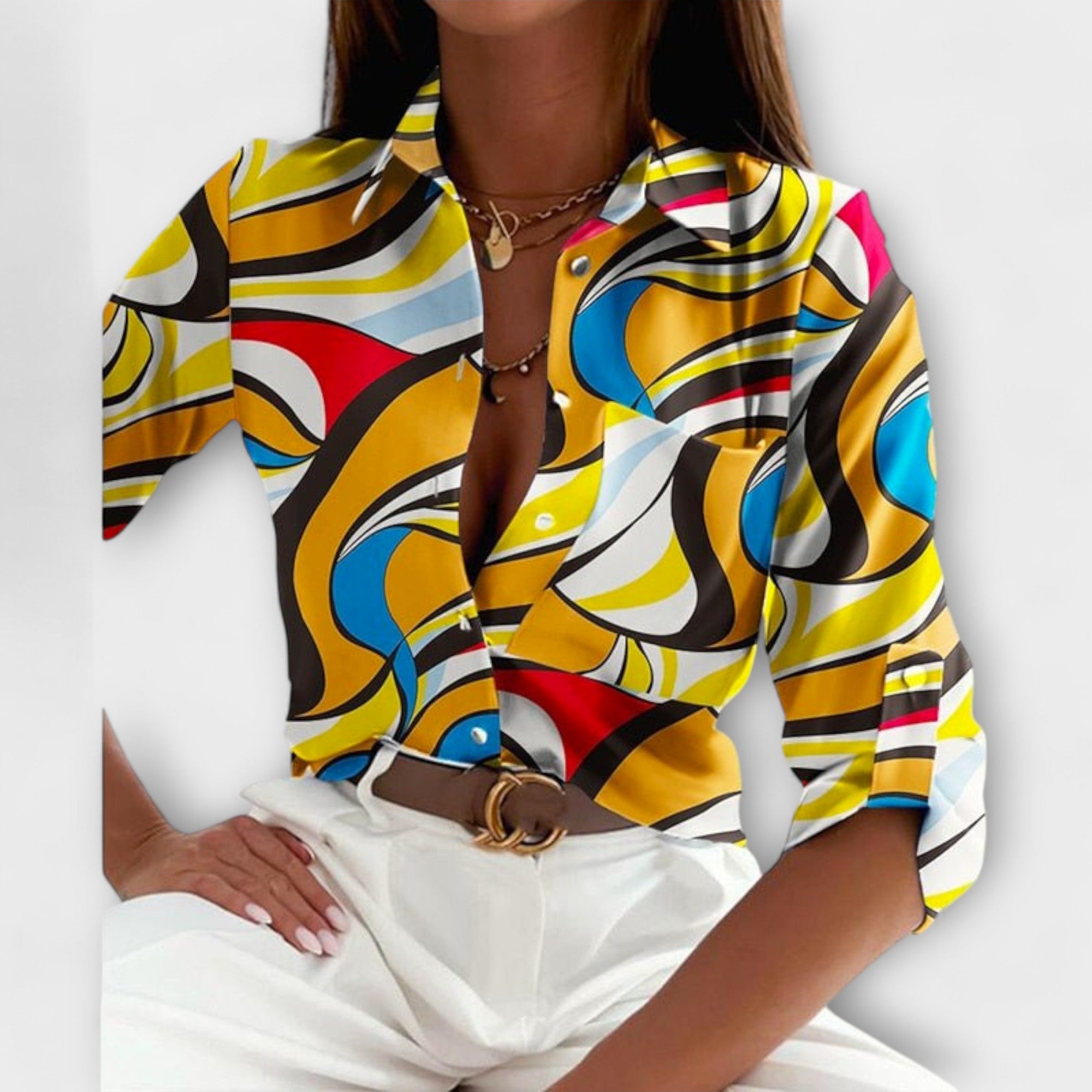 Blouse avec col classique