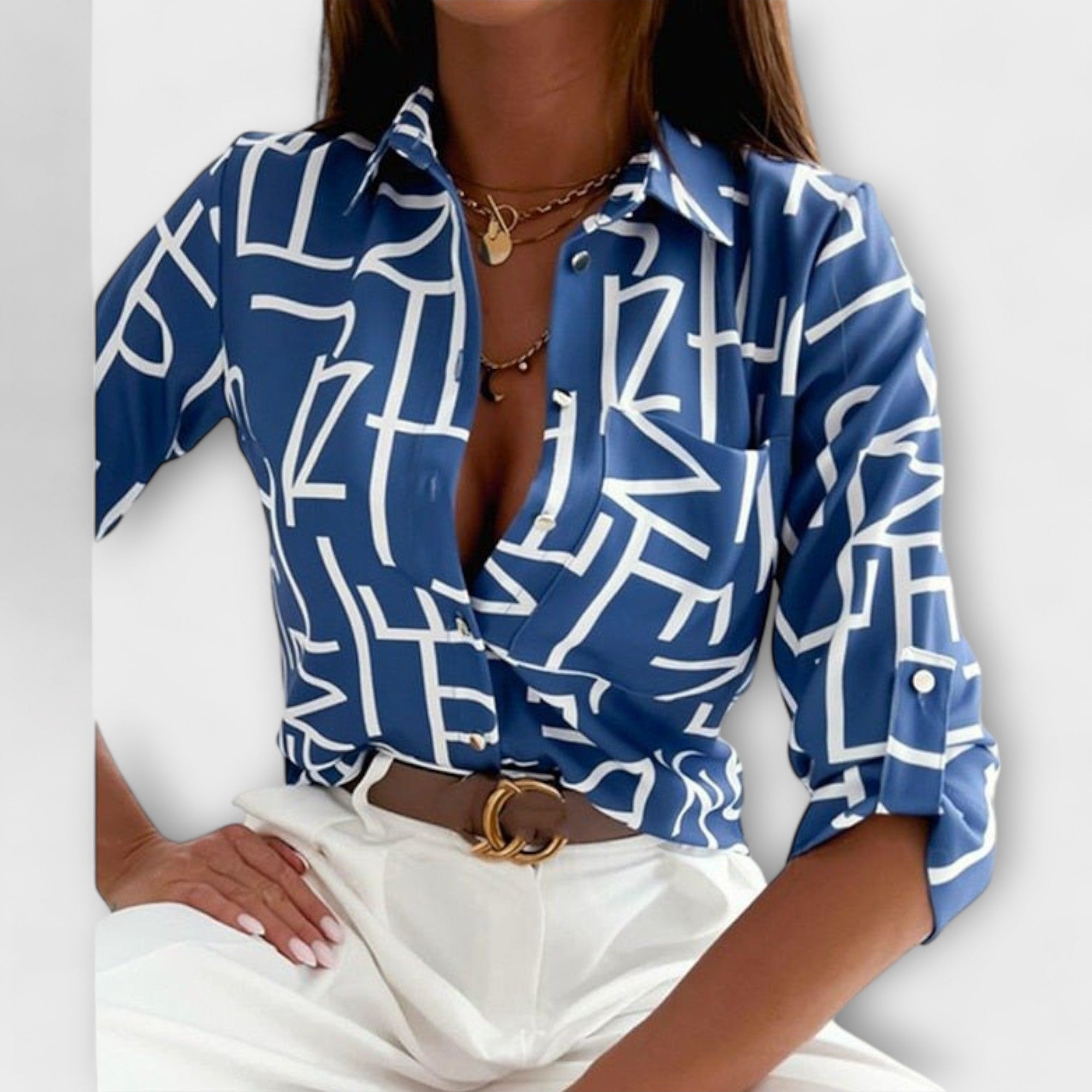 Blouse avec col classique