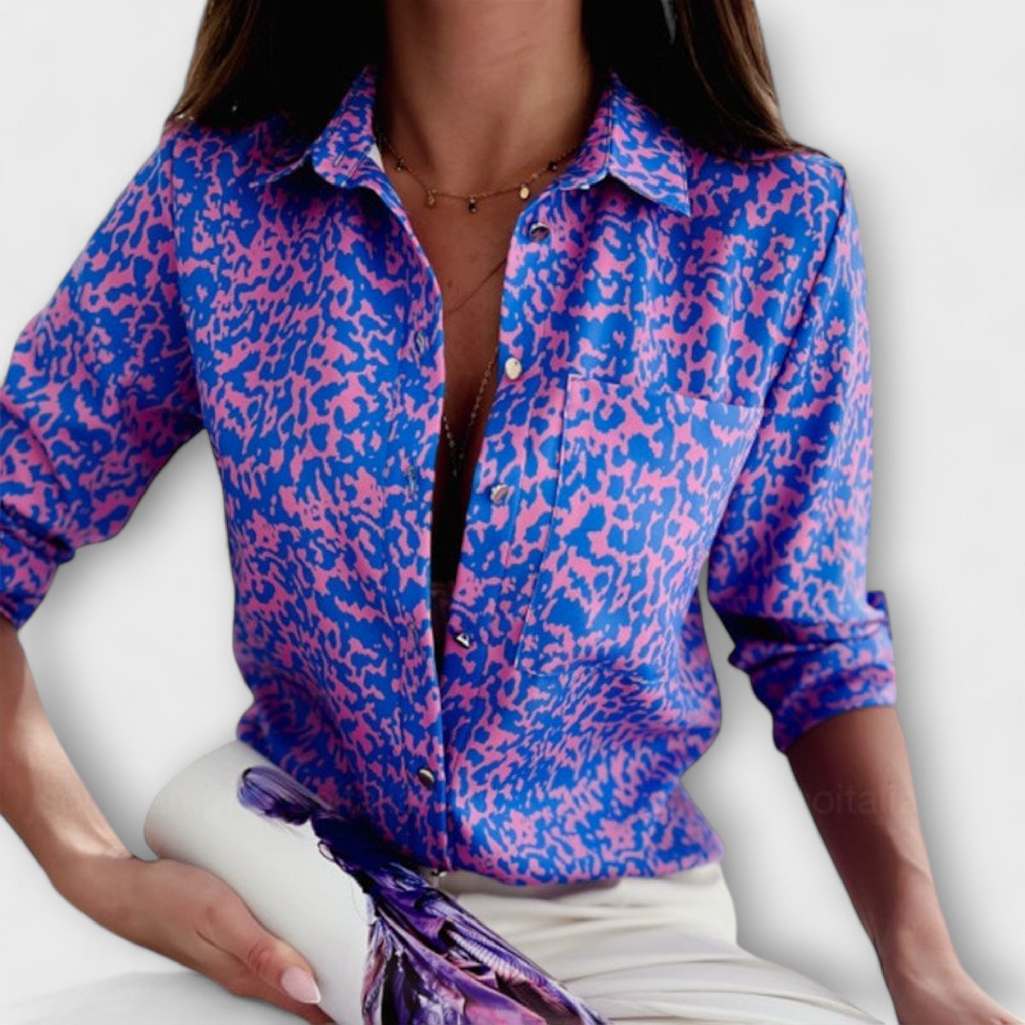 Blouse avec col classique